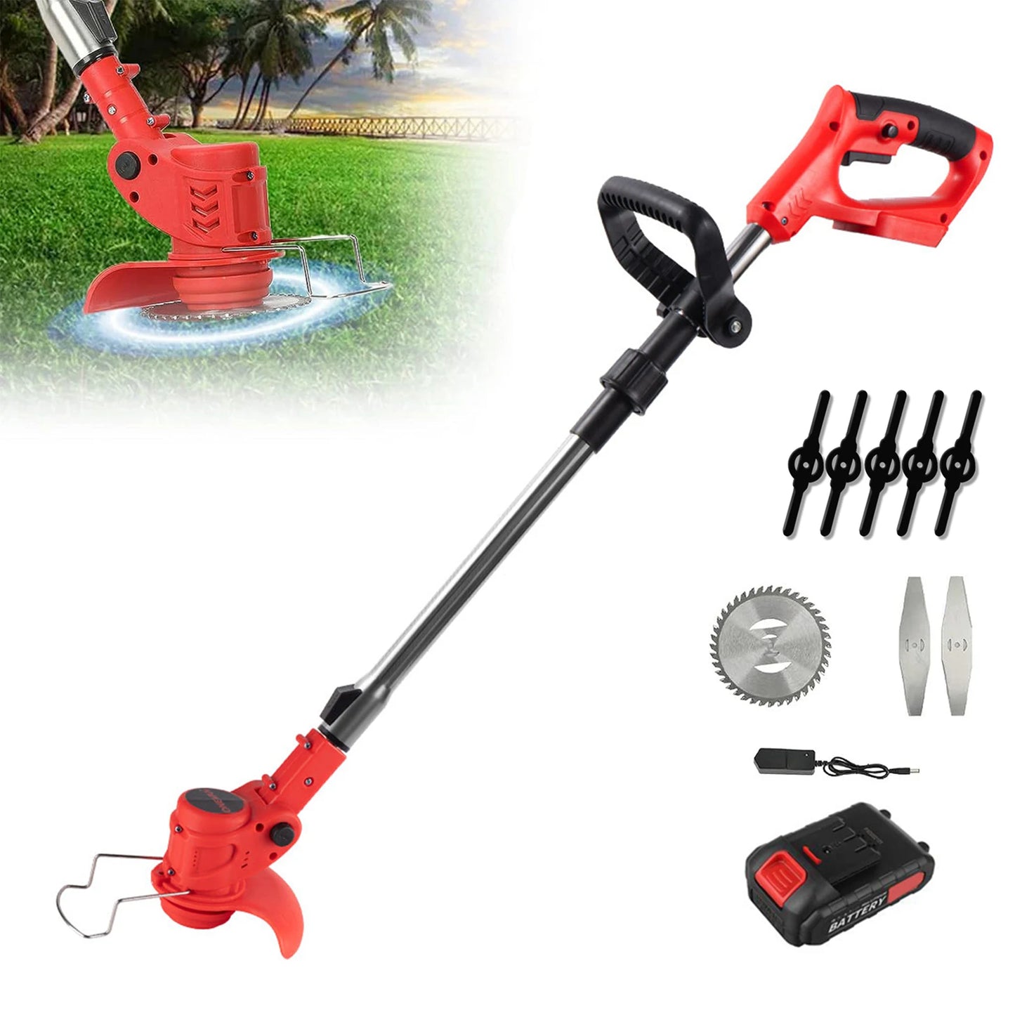 Máquina de corte inalámbrica herramienta de jardinería